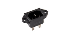 Martin Kaiser Chassis Inlet Appliance Plug C14 70 degrees /10A Black - 781/63/sw [100 Pieces]