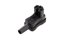 Martin Kaiser Angled Appliance Plug C15A Black - 793/sw [25 Pieces]