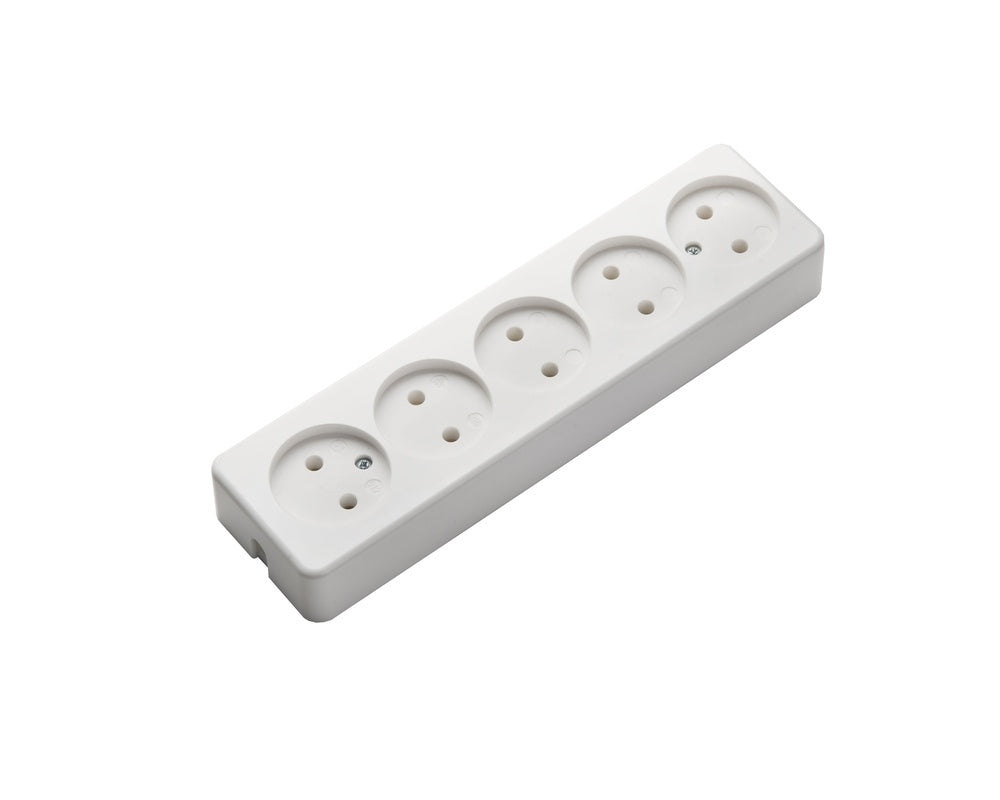 Martin Kaiser 5-Way Unearthed Table Socket 16A Arctic White - 512/kws [30 Pieces]