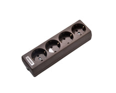 Martin Kaiser 4-Way Socket With Earthing Contact Brown - 1040/br [30 Pieces]