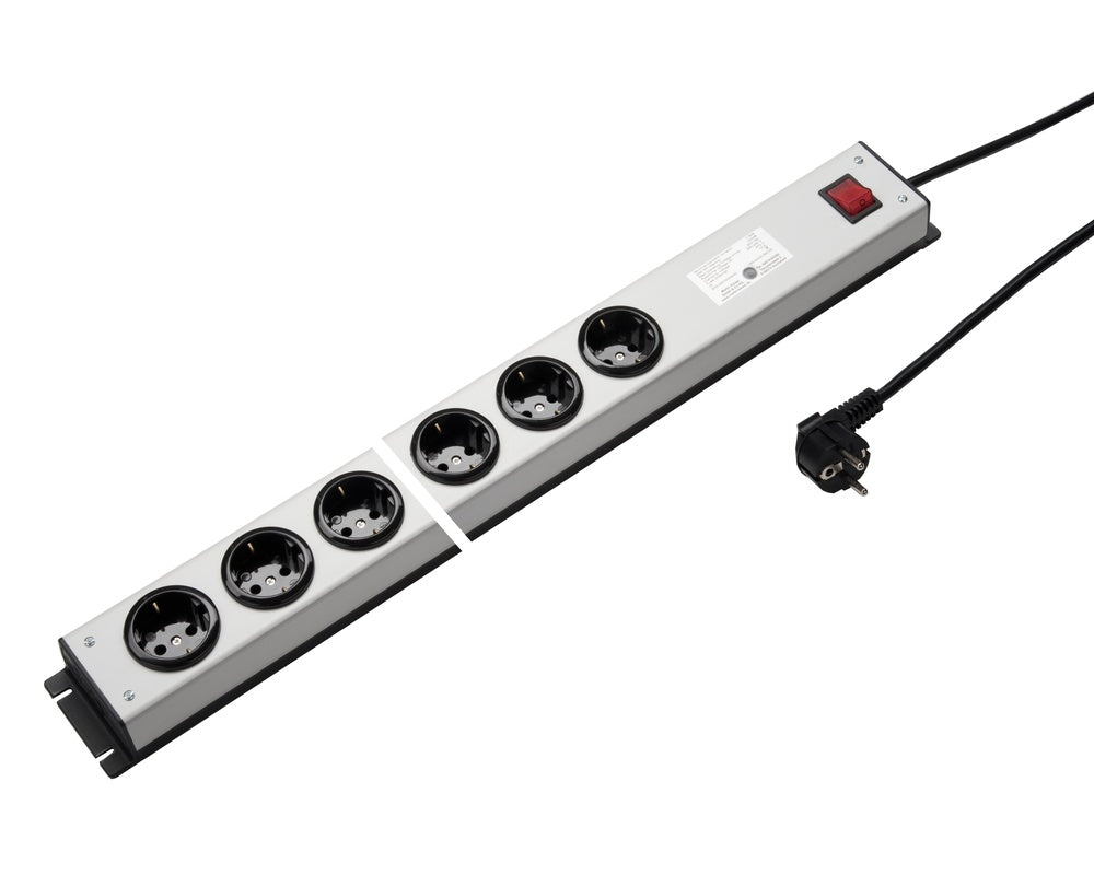 Martin Kaiser Power Strip 8-Way Switch Overvoltage Protection 3m Cable - 1035ZL8L-SW3 [10 Pièces]