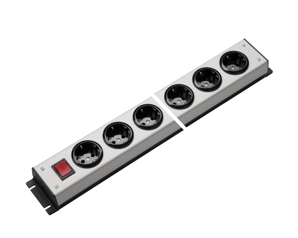 Martin Kaiser 10-Way Power Strip With Earthing Contact And Switch - 1001/10l-sw [10 Pieces]