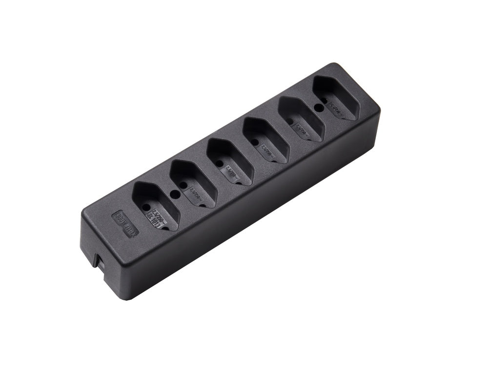 Martin Kaiser MK 6-Way Socket Euro 2.5 Amp Without Earthing Contact Black - 1013K/sw [25 Pieces]