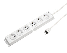 Martin Kaiser Power Outlet Strip 5-Way 90 Degree Earthing 1.5m Cable - 1002ZL5WS15 [10 Pieces]