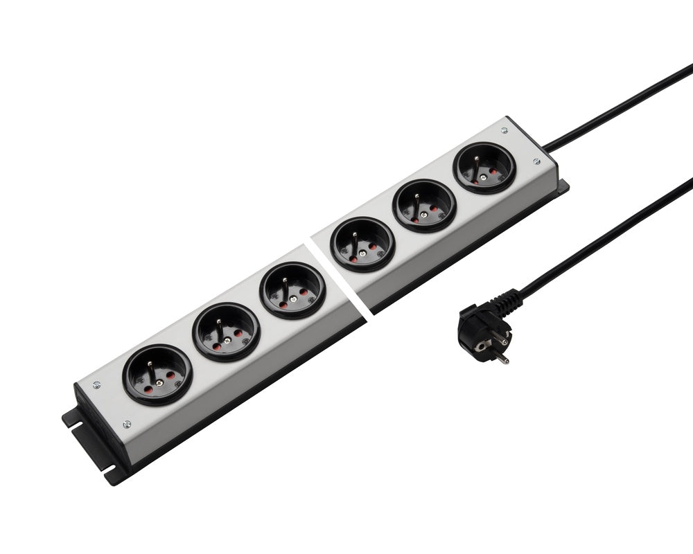 Martin Kaiser 8-Way Power Strip With 90 Degree Earthing Pin and 1.5M Cable - 1017KZL8L-SW15 [10 Pieces]