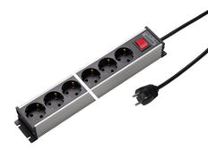 Martin Kaiser Power Strip 6-Way 45 Degree Earthing Switch 1.5m - 1101KZL6l-sw15 [10 Pièces]