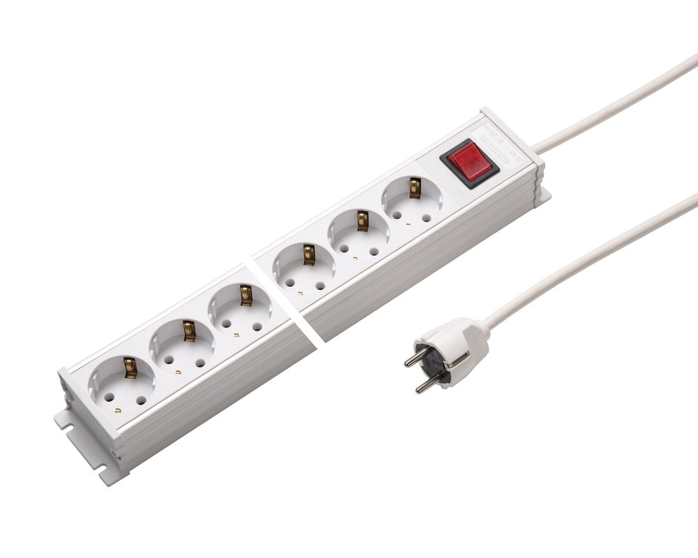 Martin Kaiser 10-Way Power Outlet Strip With Switch Cable 1.5m - 1101ZL8ws15 [10 Pieces]