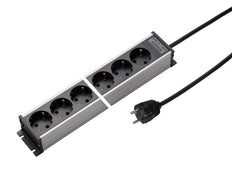 Martin Kaiser 6-Way Power Outlet Strip Earthing Contact Shutter 1.5m Cable - 1102KZL6l-sw15 [10 Pieces]
