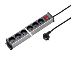 Martin Kaiser Power Strip 10 Outlet Earth Pin Shutter Switch Cable - 1116ZL10l-sw15 [10 Pièces]