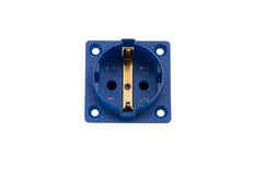Martin Kaiser 1-Way Flush-Fitting Socket IP20 Blue - 386/1/bl [45 Pieces]