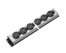 Martin Kaiser 4-Way Power Outlet Strip With Hinged Cover IP20 - 1059/4l-sw [10 Pieces]