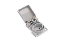 Martin Kaiser 1-Way Socket CH Type13 Earth Contact Hinged Cover IP20 Grey - 486/gr [35 Pieces]