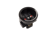 Martin Kaiser 1-Way Flush-Fitting Socket With Earthing Pin Shutter Black - 491K/sw [40 Pieces]