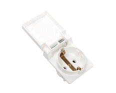 Martin Kaiser 1-Way Flush-Fitting Socket with Earthing Contact and Hinged Cover - 496/1/kws [35 Pieces]