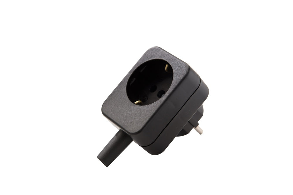 Martin Kaiser Adapter Plug With Continuous Earth Contact Black - 596/20/sw [15 Pieces]