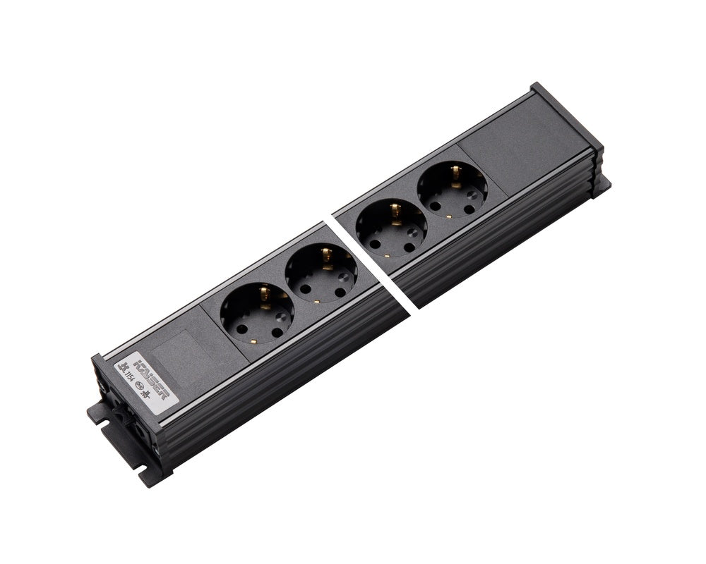 Martin Kaiser 12V Power Strip Without Switch Black - 1154/12-2/sw [10 Pieces]