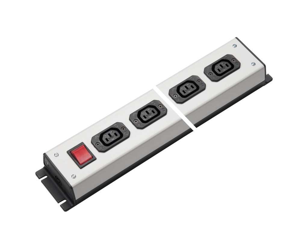 Martin Kaiser Power Outlet Strip 8-Way With Switch IEC C13 10Amp - 1021/8l-sw [10 Pieces]