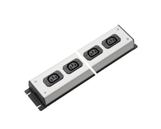 Martin Kaiser Power Outlet Strip 4-Way IEC Socket C13 70 Degree 10Amp - 1022/4l-sw [10 Pieces]