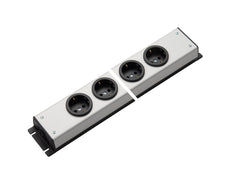 Martin Kaiser Bloc multiprises 4 voies avec prise de terre AC166 - 1054/4-2/l-sw [10 Pièces]