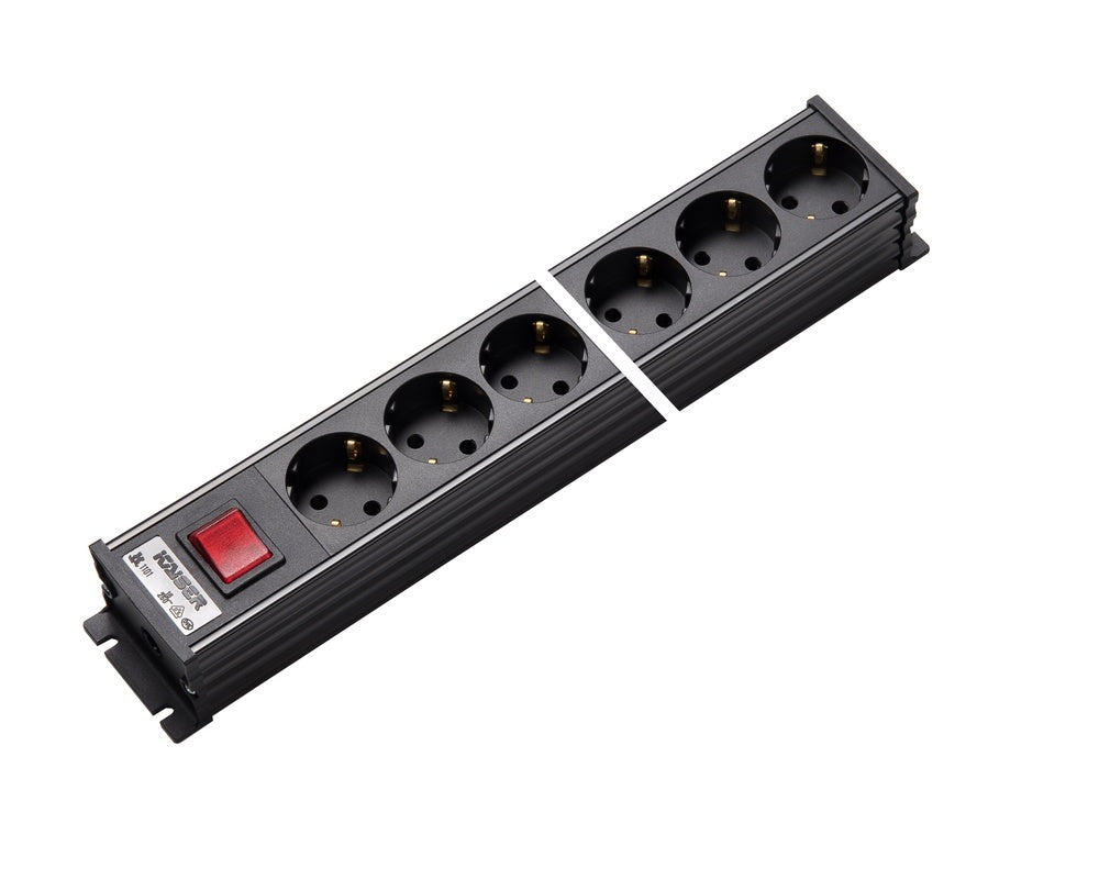 Martin Kaiser Power Outlet Strip 12-Way With Earthing Contact And Switch - 1101/12sw [10 Pieces]