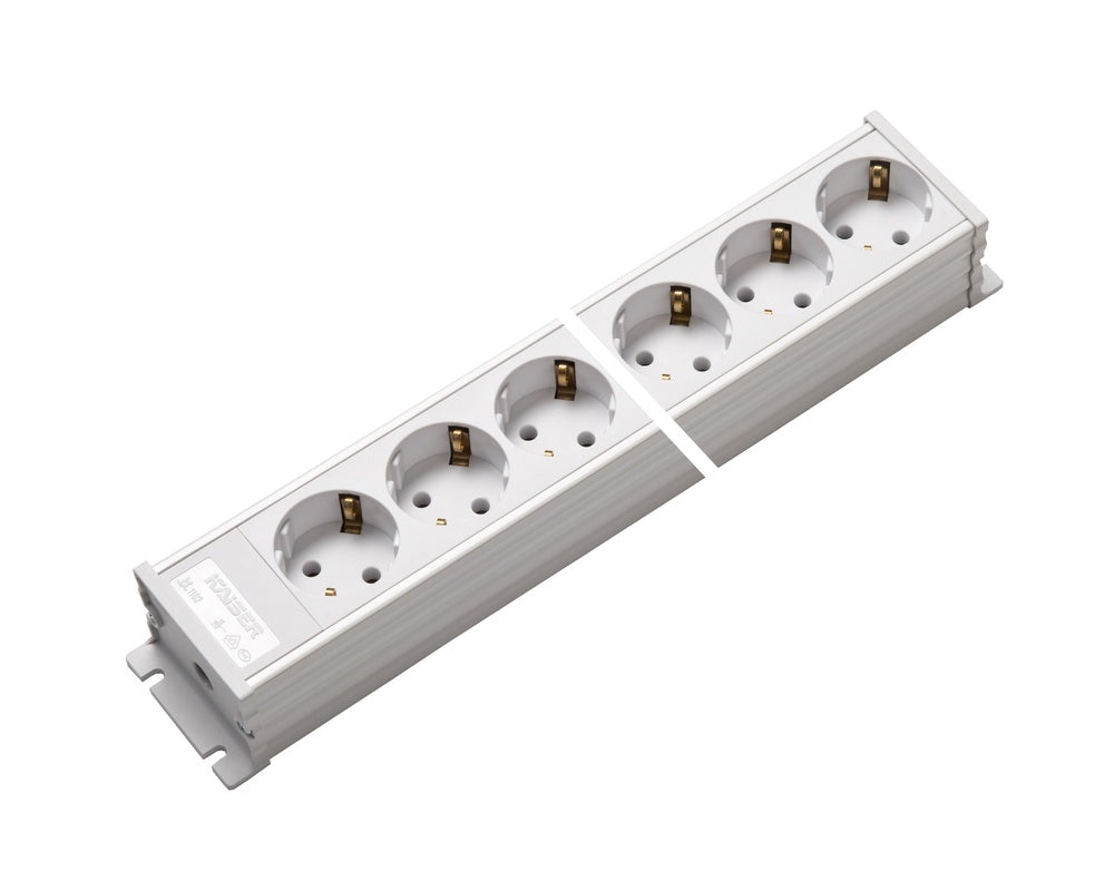 Martin Kaiser Power Outlet Strip 12-Way With Earthing Contact - 1102/12ws [10 Pieces]
