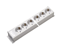 Martin Kaiser 6-Way Power Strip Without Switch White - 1102/6ws [10 Pieces]