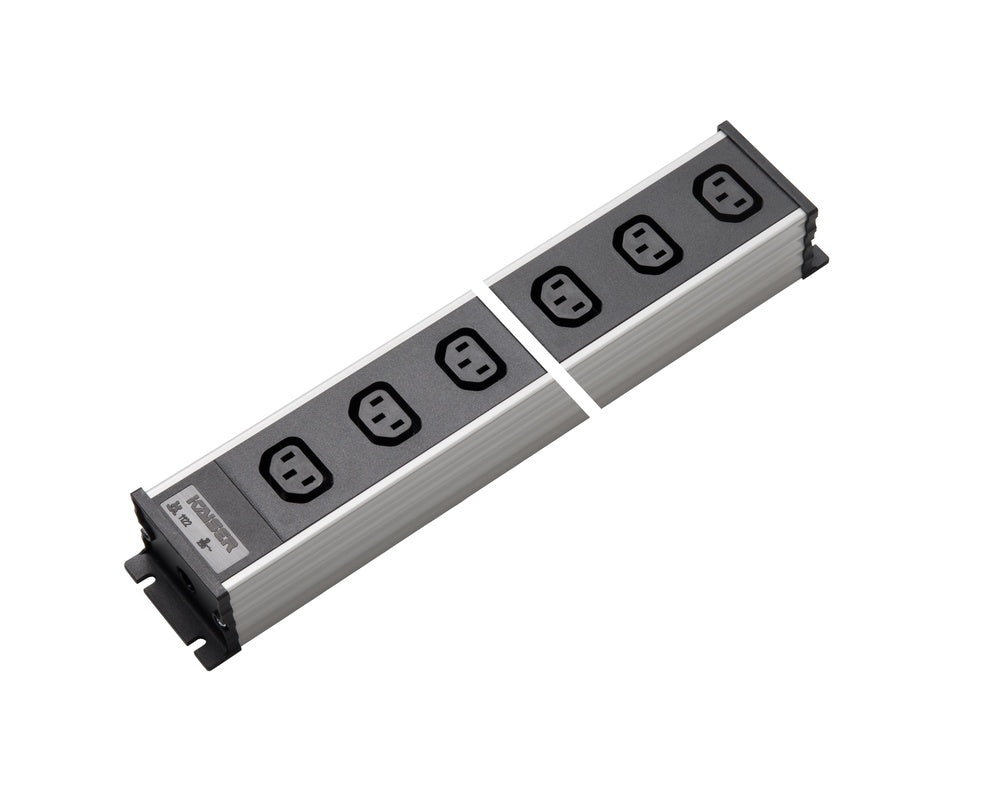 Martin Kaiser Power Strip 8-Way IEC Socket C13 70 Degrees 10 Amp - 1122/8l-sw [10 Pièces]
