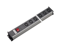 Martin Kaiser Blocs de prises 6 voies IEC C13 avec interrupteur - 1125/6l-sw [10 Pièces]