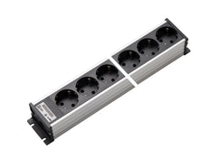 Martin Kaiser Aluminum 6-Way Power Outlet Strip With Shutter - 1302K6sw [10 Pieces]