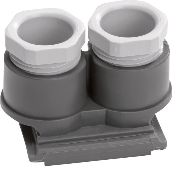 Hager Berker Double Tube Entry M20X1.5 - 18893505 [2 pièces]