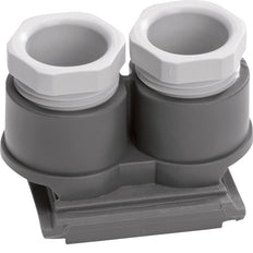Hager Berker Double Tube Entry M20X1.5 - 18893505 [2 pièces]