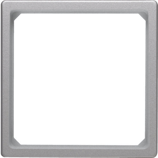 Hager Berker Anneau d'adaptation pour plaque centrale Alu Look - 11096074