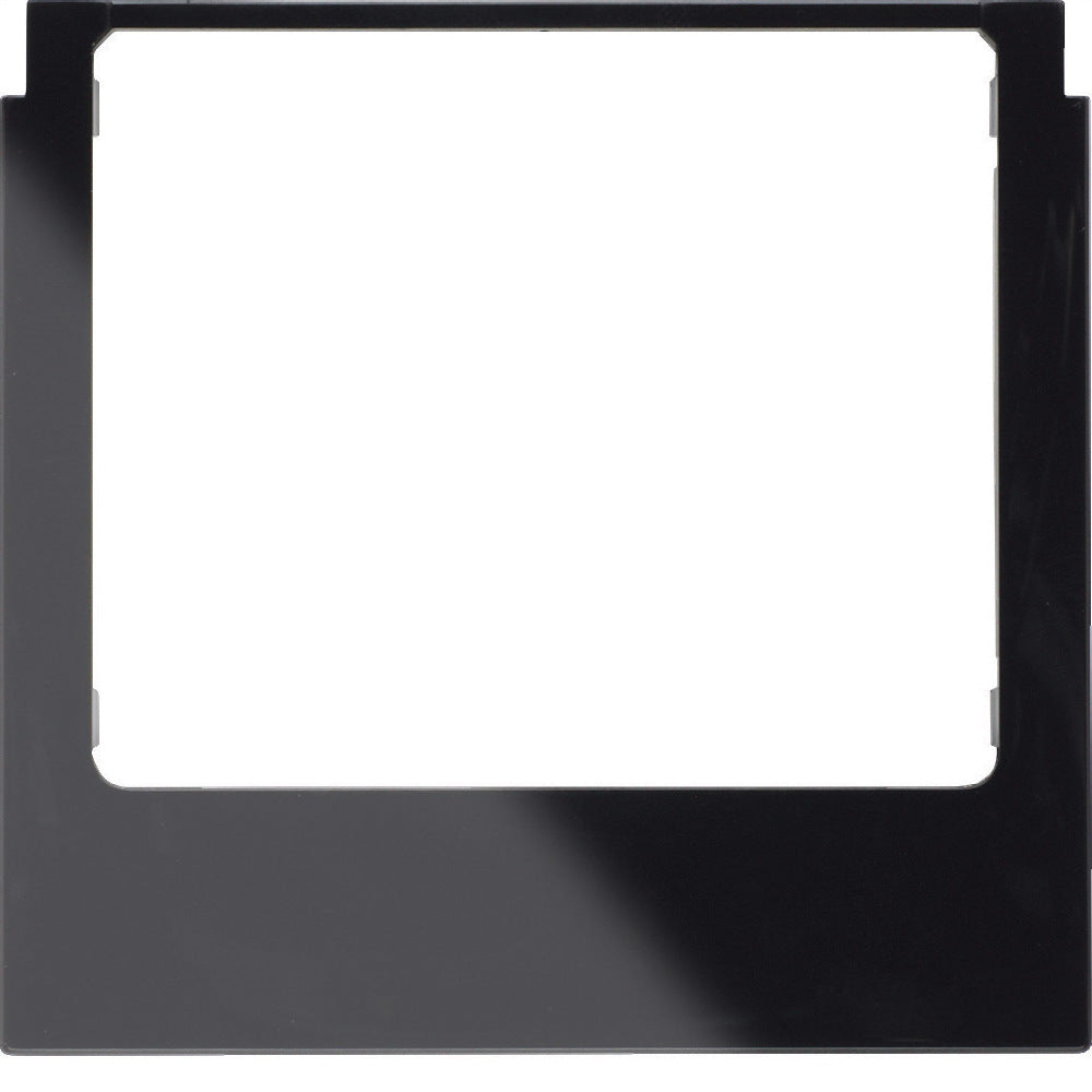 Hager Berker Design Frame Angular Black Shiny - WD1225