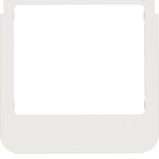 Hager Berker Design Frame Rounded Polar White Matte - WD1111 [2 pieces]
