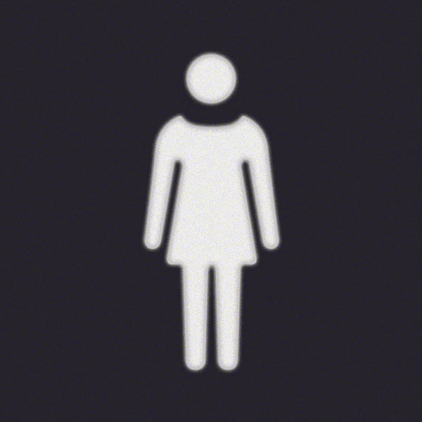 Feuille carrée avec symbole féminin pour accessoires lumineux LED - 19058002 [2 pièces]