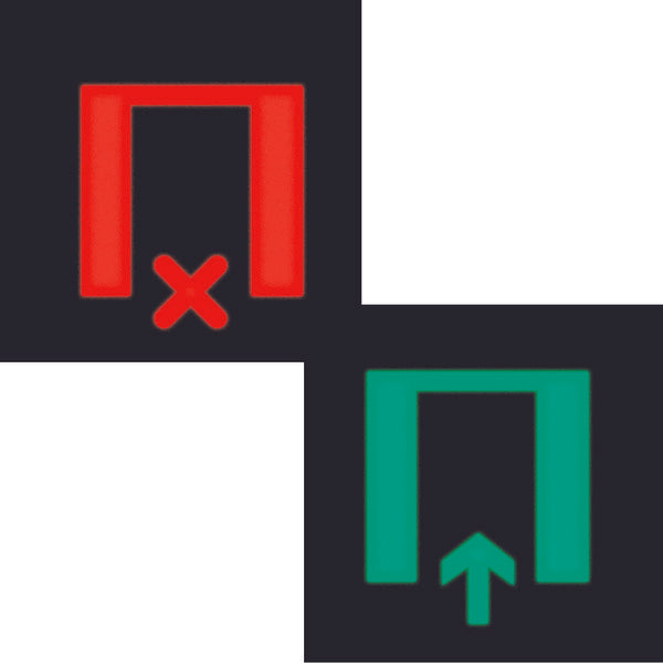 Hager Berker Bicolor Square Foil For LED Signal Light - 19058012