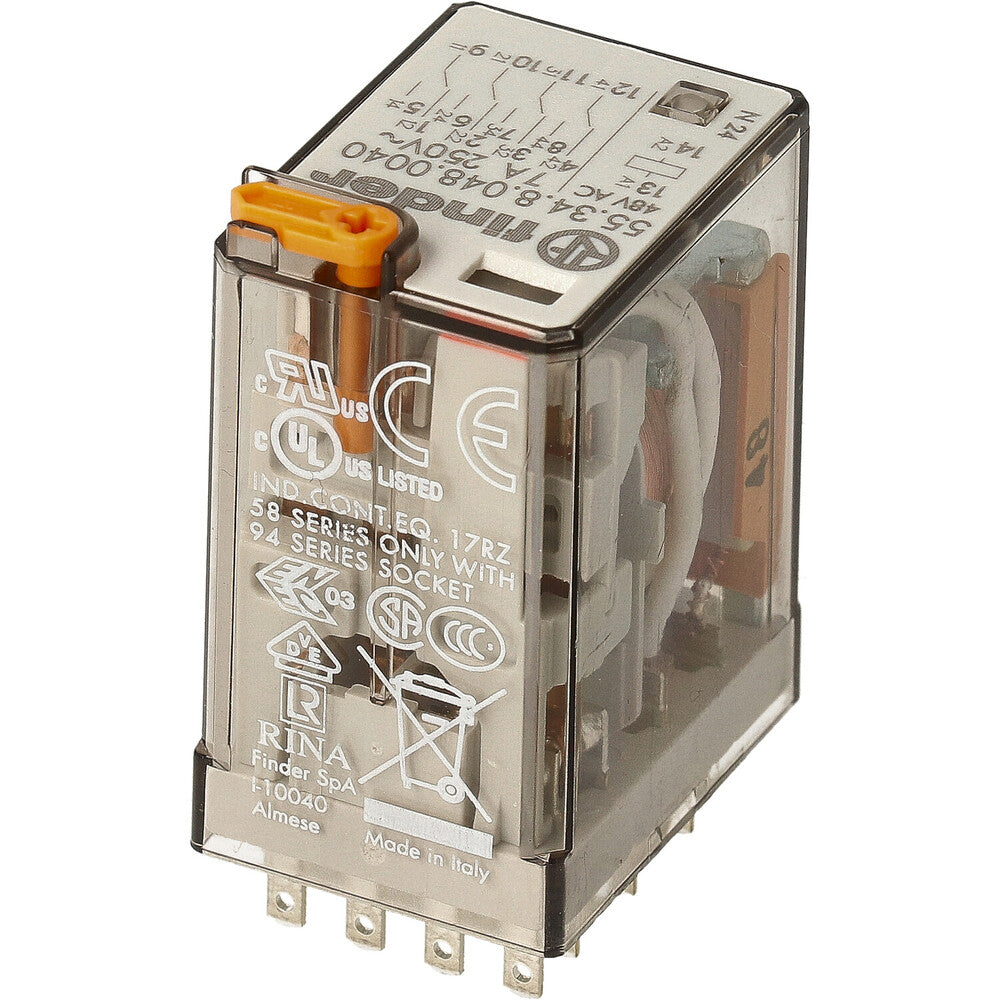 Finder 55.34 Relais 4CO Industriel 7A 48VAC - 55.34.8.048.0040