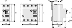 Eaton PFIM 4P 100A Type A RCCB Disjoncteur Différentiel - 102871