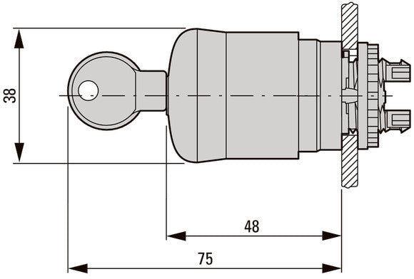 Eaton RMQ-Titan Emergency Stop Push Button With Key Release - 216514