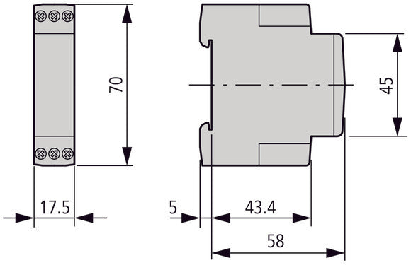 Eaton ETR2-11 Relais De Temporisation Électronique 24-240V CA/CC - 262684
