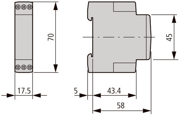 Relais De Temporisation Multifonction ETR2 24-240V CA/CC - 262689