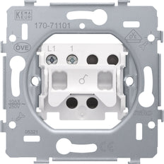 Base De Commutateur Monopolaire 10 AX 250V Avec Fixation Par Vis - 170-71101 [2 Pièces]