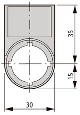 Eaton M22S-ST-D11 Label Holder Hand Auto - 216492 [5 Pieces]