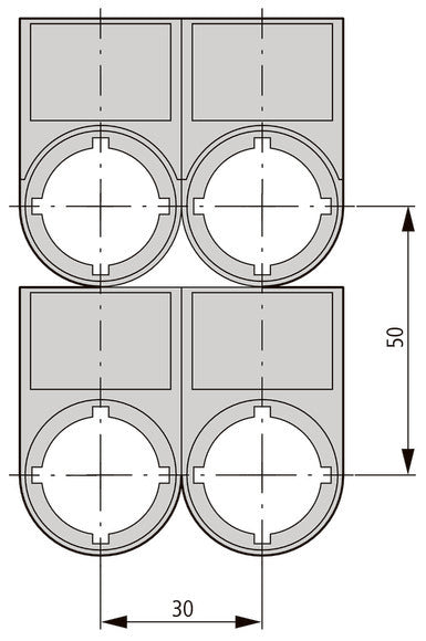 Eaton M22S-ST-D12 Hand 0 Auto Label Carrier - 216493 [5 Pieces]
