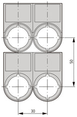 Eaton M22S-ST-D11 Label Holder Hand Auto - 216492 [5 Pieces]