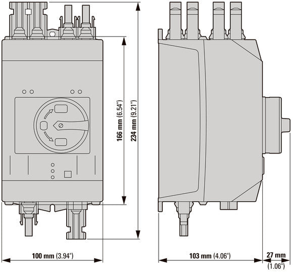 Eaton 30A DC Switch Disconnector With Dual MC4 - 120922