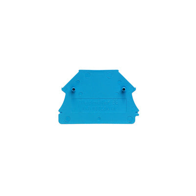 Plaque D'Extrémité De Terminal Bleu 44mm X 1.5mm - 1060080000 [10 Pièces]