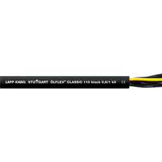 Lapp Olflex Classic 110 Noir 7G1.5 Câble De Contrôle - 1120314 [10 Mètres]