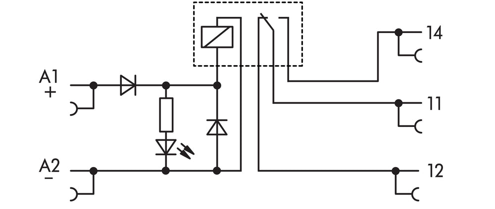 Module De Relais WAGO 857-304 24VDC 6A Simple Changement - 857-304