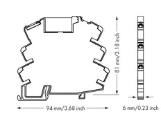 Module De Relais WAGO 857-304 24VDC 6A Simple Changement - 857-304